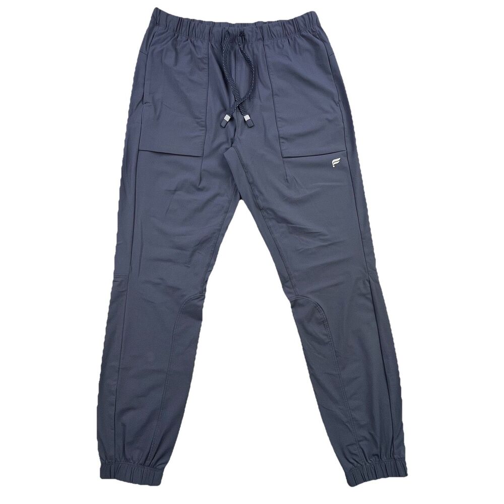 Fabletics The One Jogger Men’s Medium Blue Performance Stretch Pockets Comfort